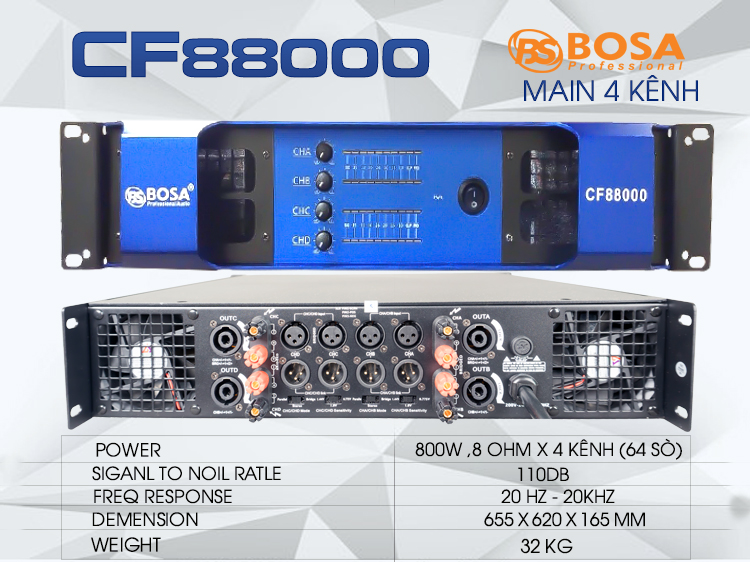 Main 4 Kênh Bosa CF88000